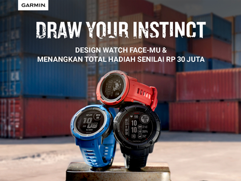 Garmin Adakan Kompetisi Desain Watch Face #DrawYourInstinct Total Hadiah Rp30 Juta! Garmin #DrawYourInstinct
