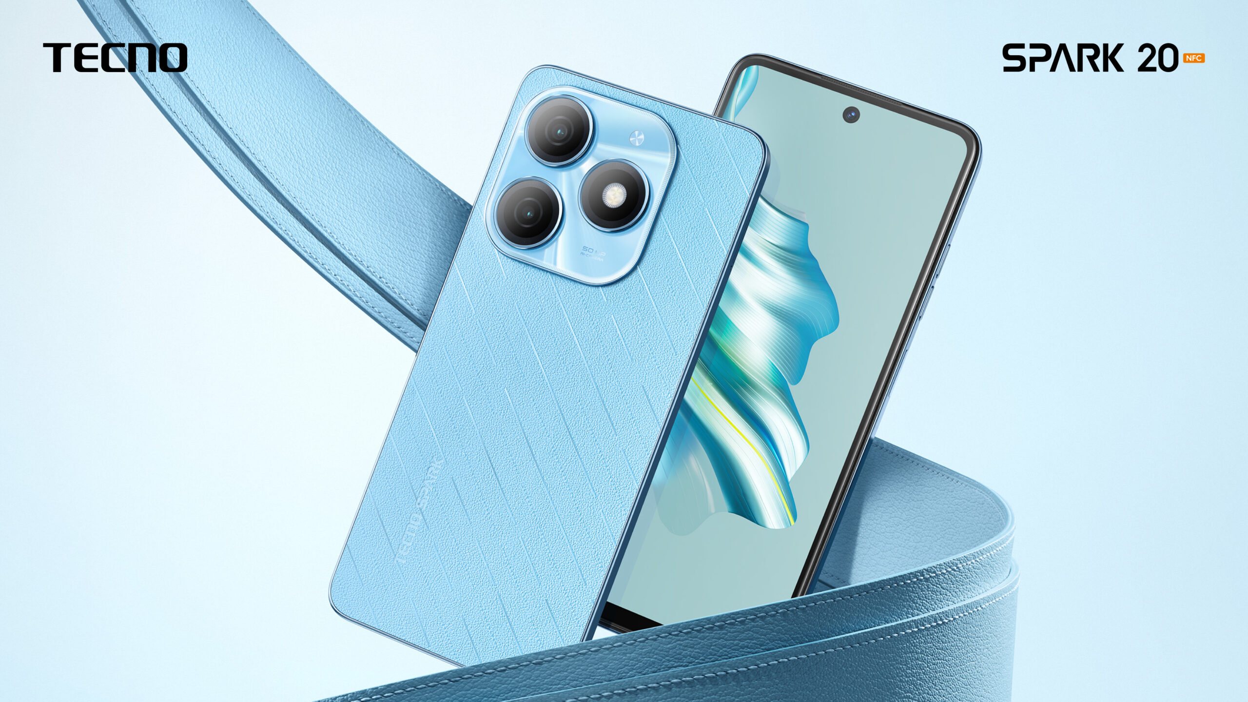 Tecno SPARK 20 Magic Skin Blue
