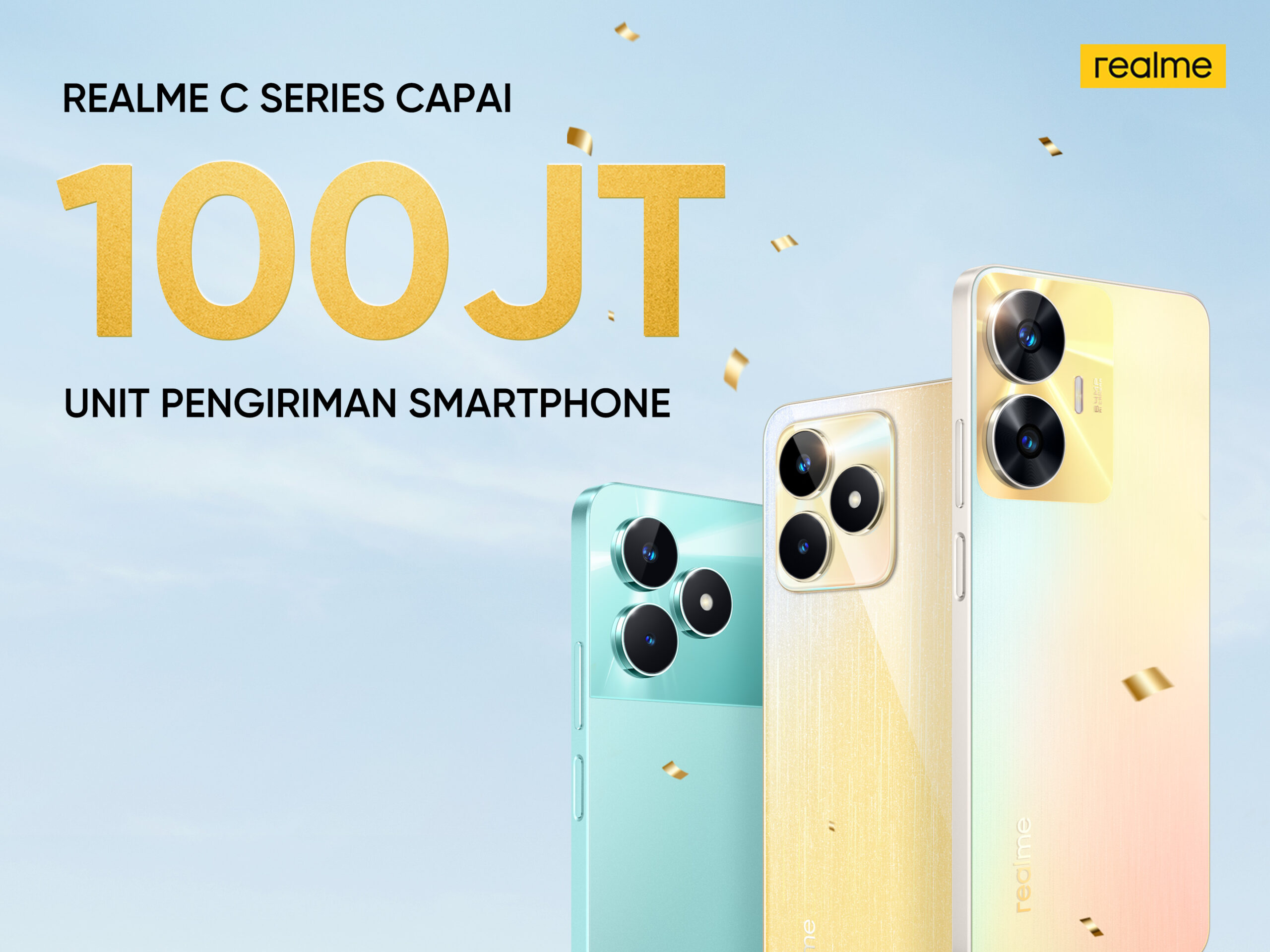 Pencapaian Baru, realme Kirim 200 Juta Unit Smartphone C Series realme C Series