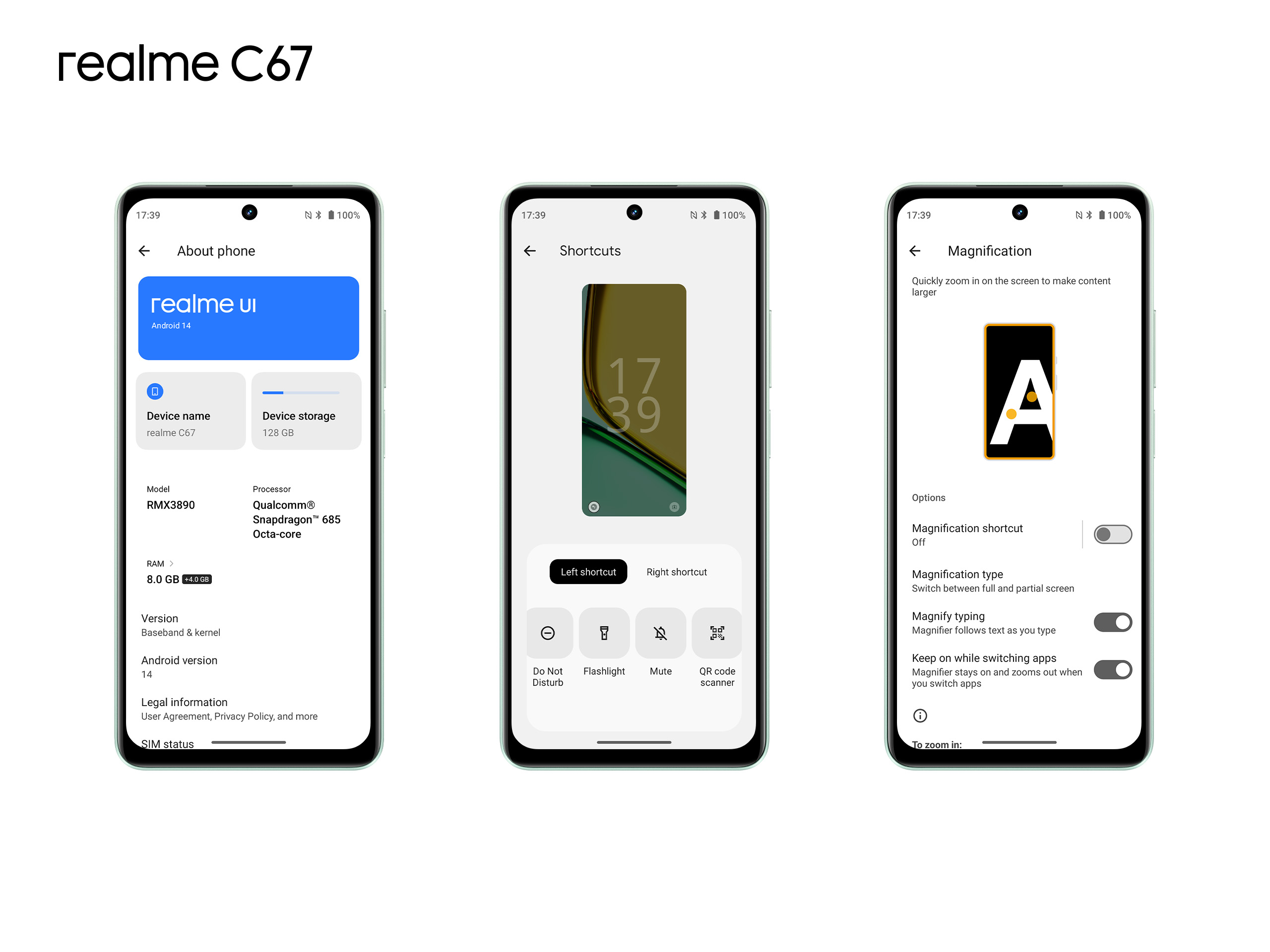 realme C67 - kustomisasi