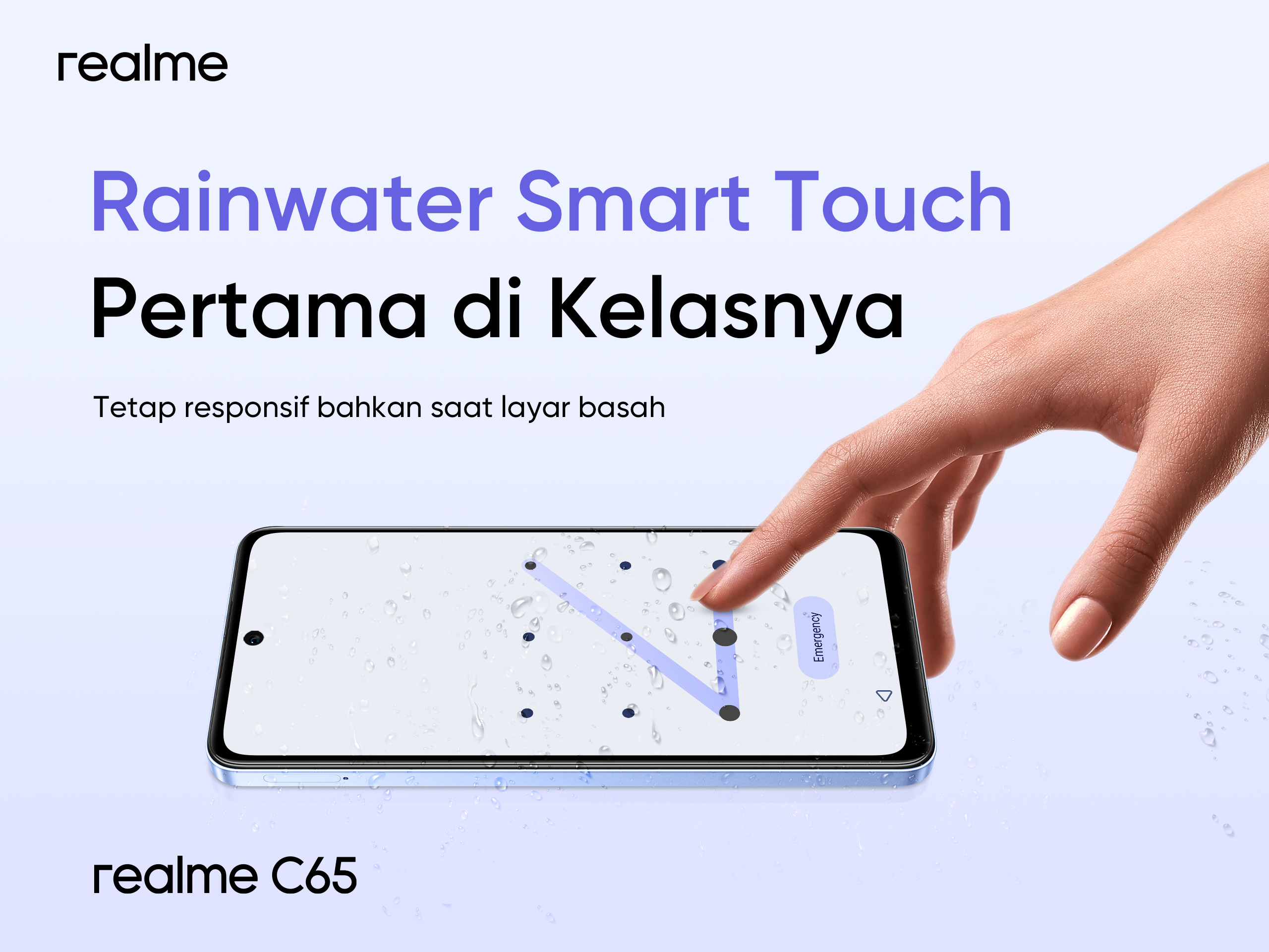 realme C65 - Rainwater Smart Touch