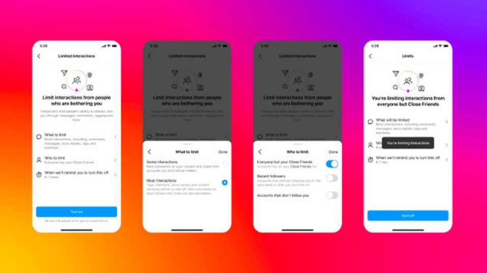 instagram luncurkan fitur limited interaction