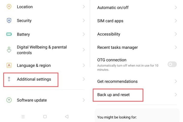 Cara Reset HP realme ke Setelan Pabrik - OAtekno.com