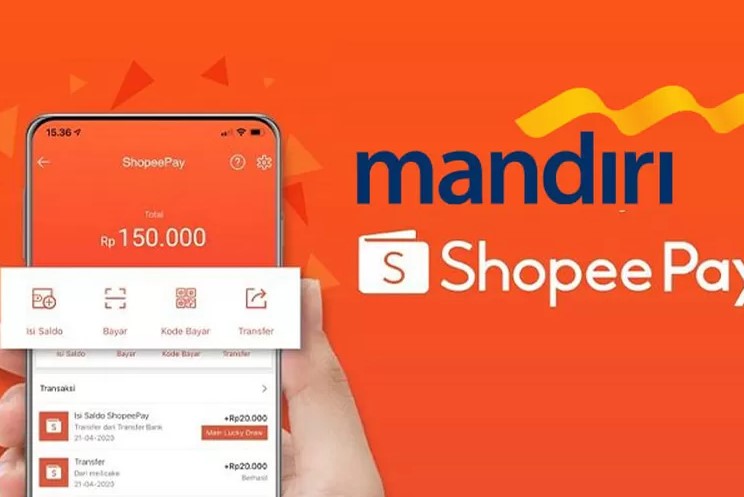 Cara Top Up ShopeePay dari Bank Mandiri Cara Top Up ShopeePay dari Bank Mandiri