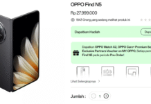 Oppo Find N5 Resmi Dirilis di Indonesia, Ponsel Lipat Tipis dengan Fitur AI Canggih