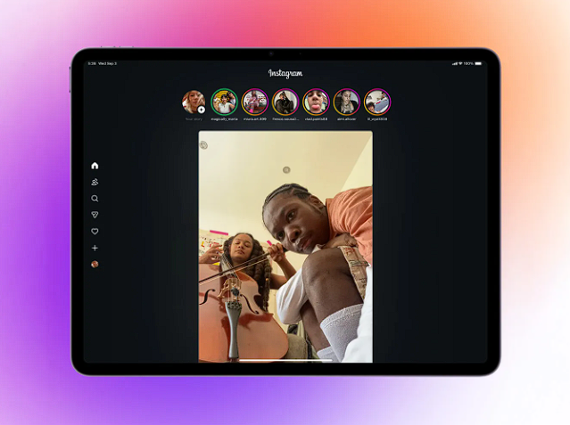 Instagram di iPad 2 Instagram di iPad