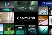 TECNO CAMON 50 Series Hadir di Indonesia, Andalkan Kamera AI dan Baterai 6.500mAh