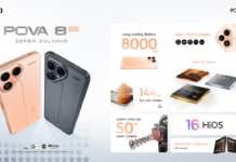 TECNO POVA 8 5G Usung Baterai 8.000mAh dan Triple Chipset