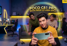 POCO C81 Pro Andalkan Baterai 6.000mAh dan Layar 120Hz untuk Gaming